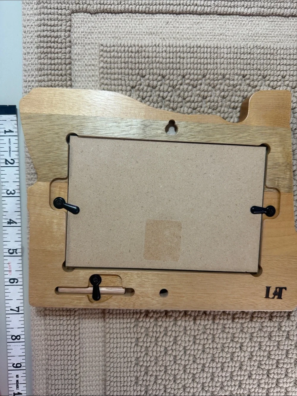 TLC Woodcrafts Oregon Myrtlewood State-Shaped 4x6 Photo Frame